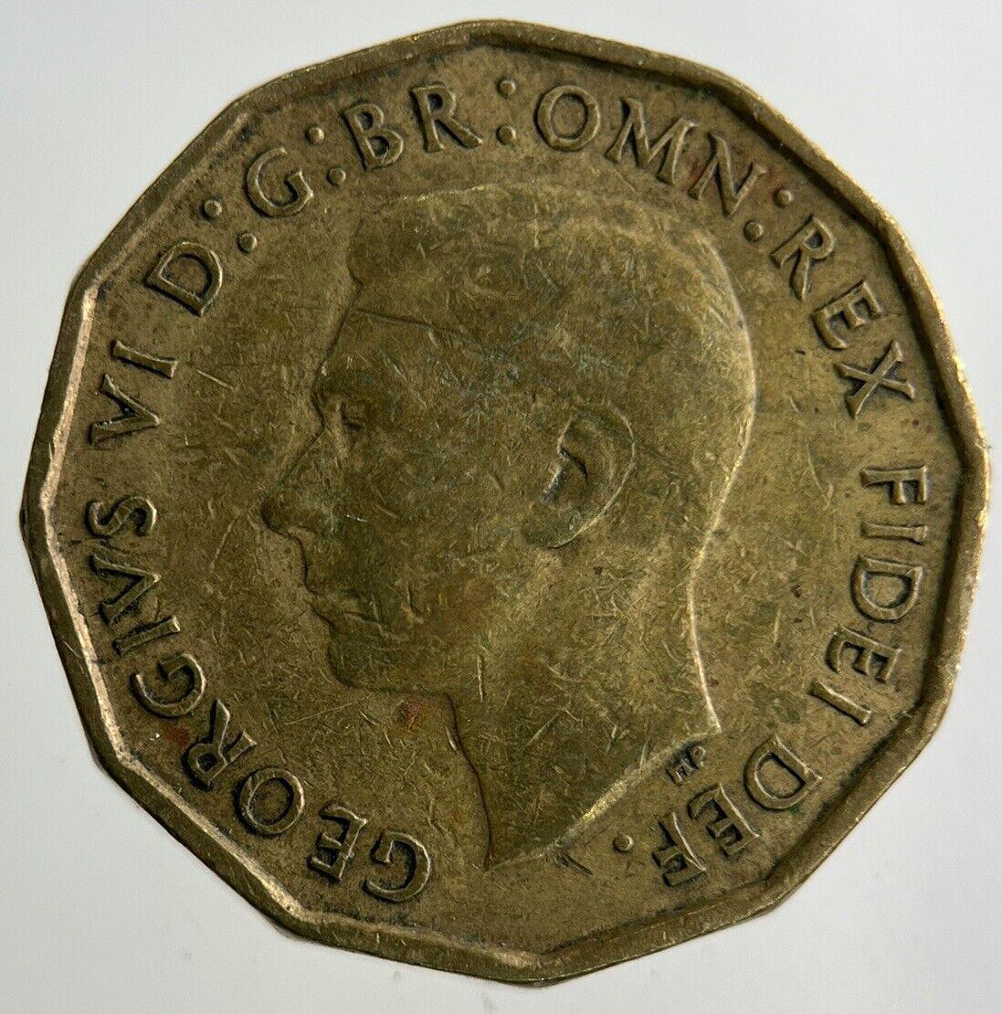 1952 George VI Threepence Coin | Fine Collectable Grade