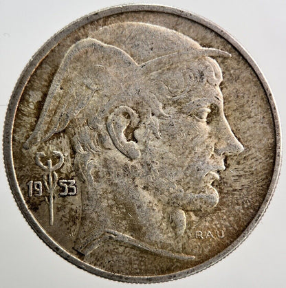 1953 Belgium 20 Francs Silver Coin | Fine Collectable Grade | a3719