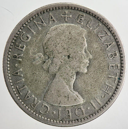 1953 Australia Florin Silver Coin | Fine Collectable Grade | a6739