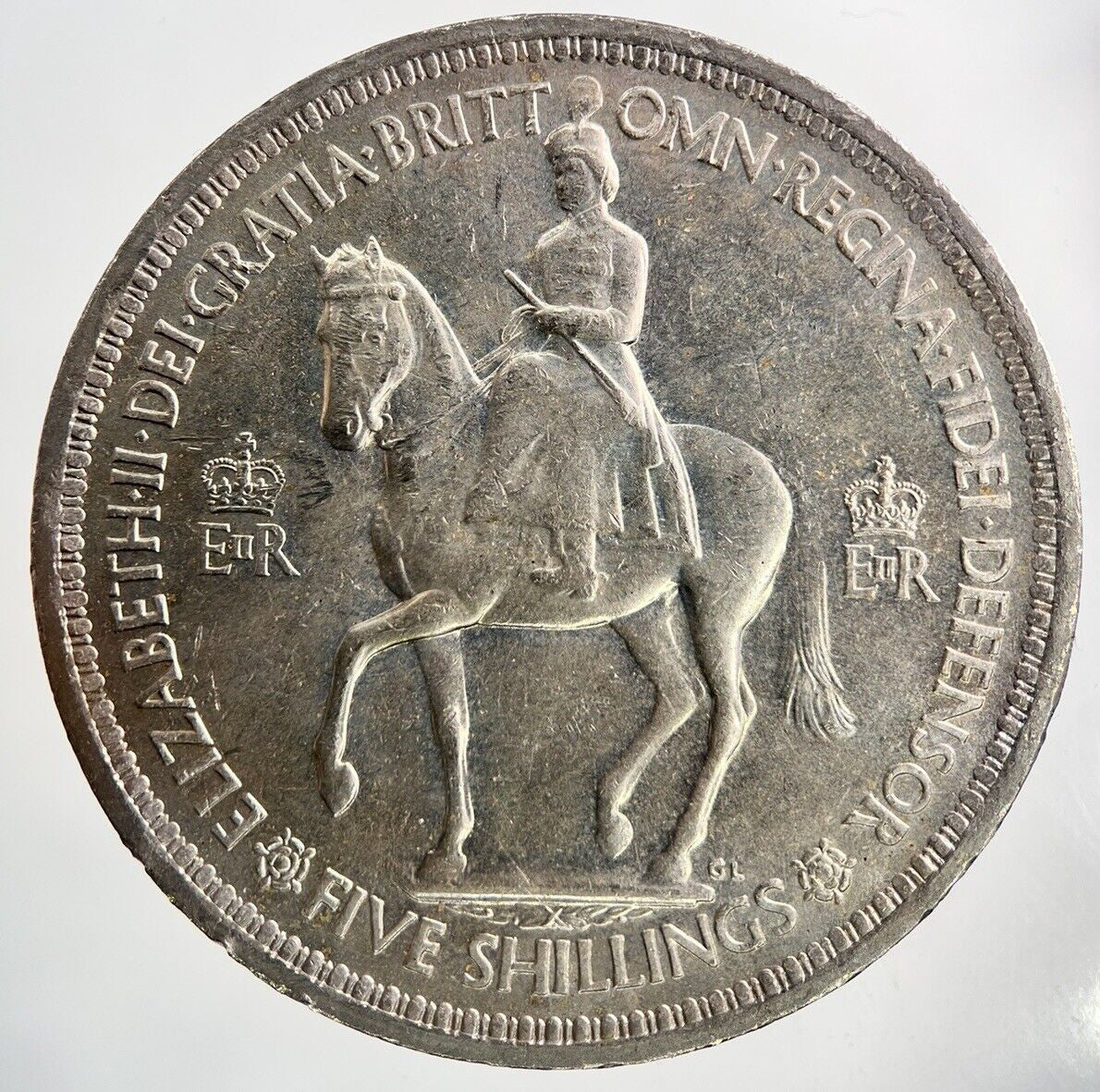 1953 Elizabeth II 2nd Crown Coin | Very High Grade