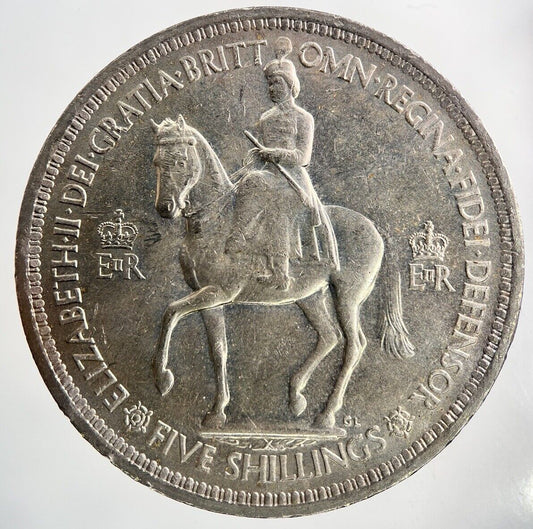 1953 Elizabeth II 2nd Crown Coin | Very High Grade