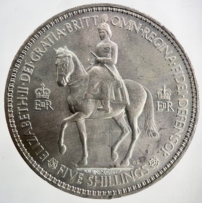 1953 Elizabeth II 2nd Crown Coin | Very High Grade