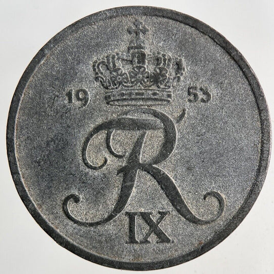 1953 Denmark 5 Ore Coin | Fine Collectable Grade