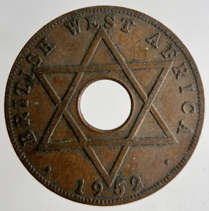 1952 West Africa Half-Penny Coin | Fine Collectable Grade