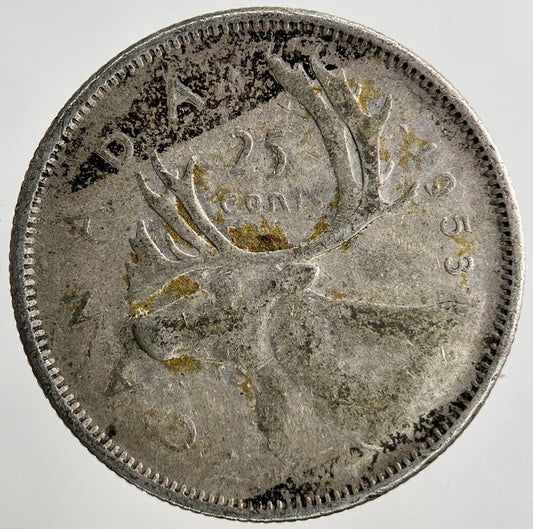 1953 Canada 25 Cents Silver Coin | Collectable Grade
