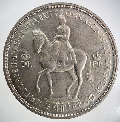 1953 Elizabeth II 2nd One Crown Coin | Very High Grade