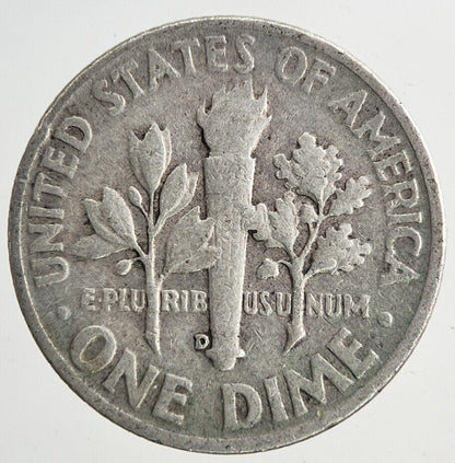 1952-D US USA Roosevelt Silver Dime Coin | Collectable Grade