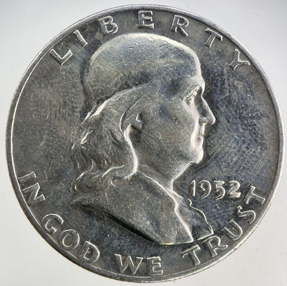 1952-S US USA Benjamin Half-Dollar Silver Coin | Fine Collectable Grade