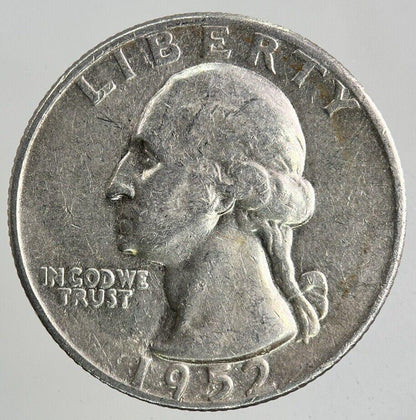 1952-D US USA Quarter Dollar Silver Coin | Fine Collectable Grade