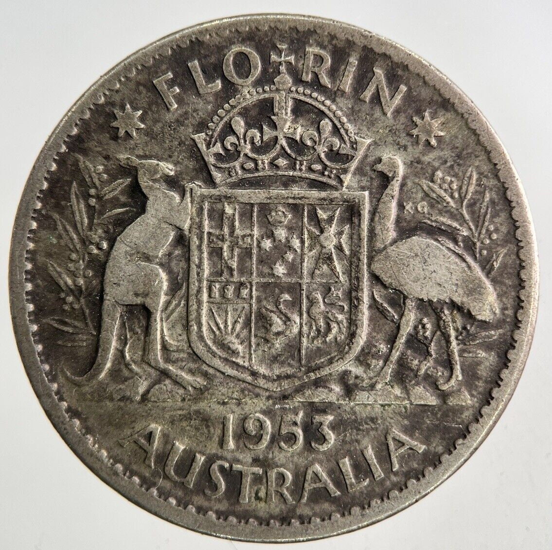 1953 Australia Florin Silver Coin | Collectable Grade