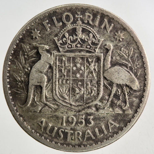 1953 Australia Florin Silver Coin | Collectable Grade