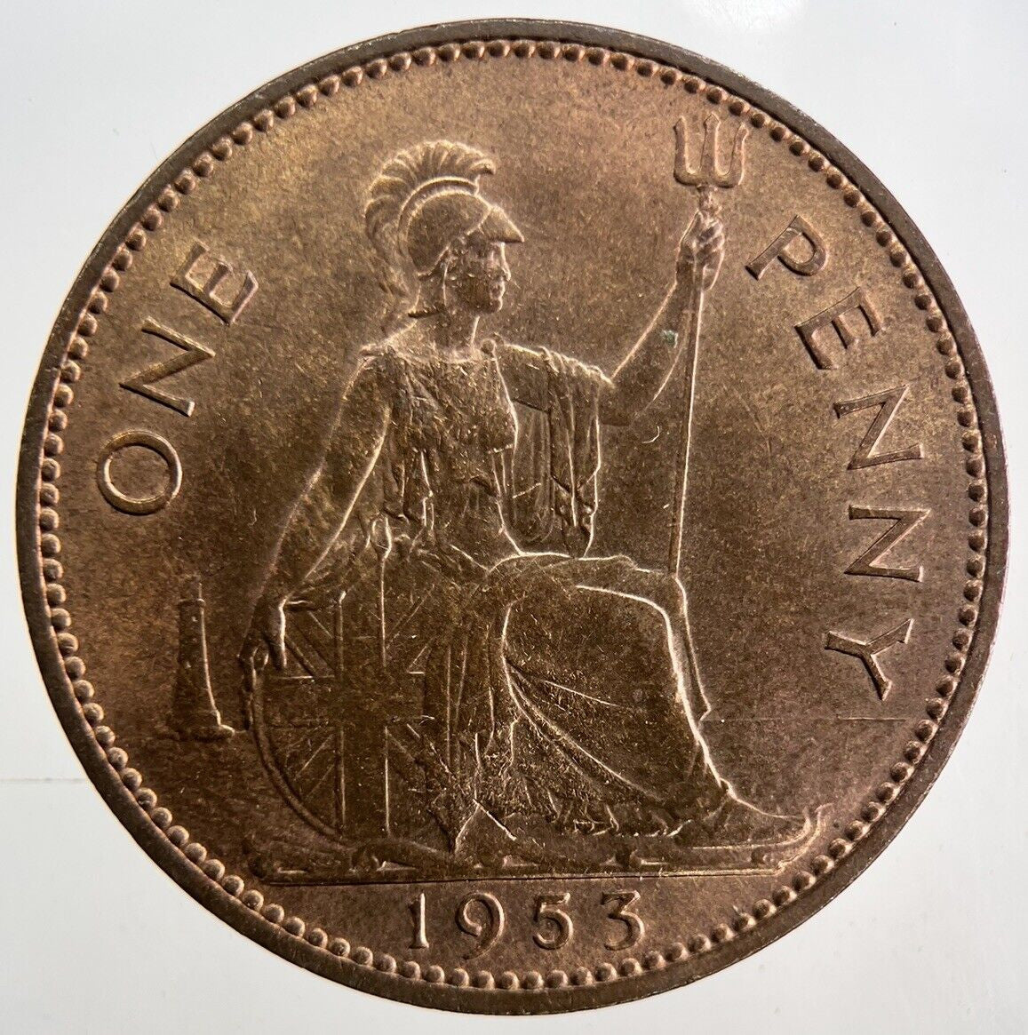 1953 Elizabeth II 2nd One Penny Coin | Very High Grade