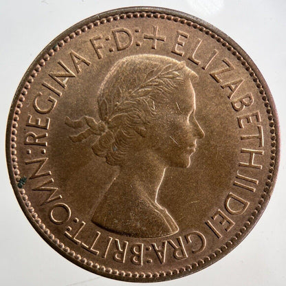 1953 Elizabeth II 2nd One Penny Coin | Very High Grade