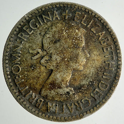 1953 Elizabeth II 2nd Sixpence Coin | Fine Collectable Grade