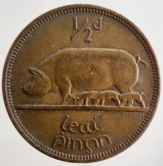 1953 Irish Half-Penny Coin | Very High Grade | a4819