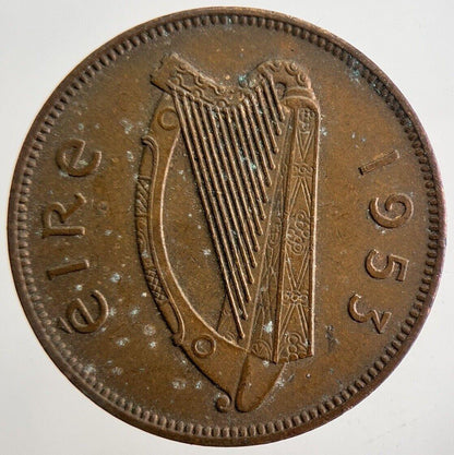 1953 Irish Half-Penny Coin | Very High Grade | a4819
