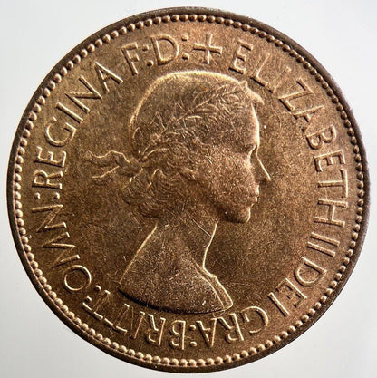 1953 Elizabeth II Penny Coin | Very Fine Grade | a3786