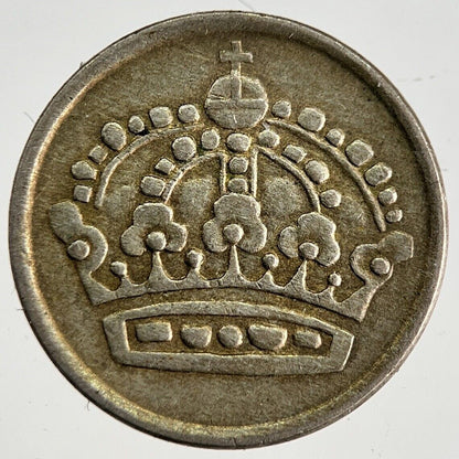 1953 Sweden 10 Ore Silver Coin | Collectable Grade | a8768