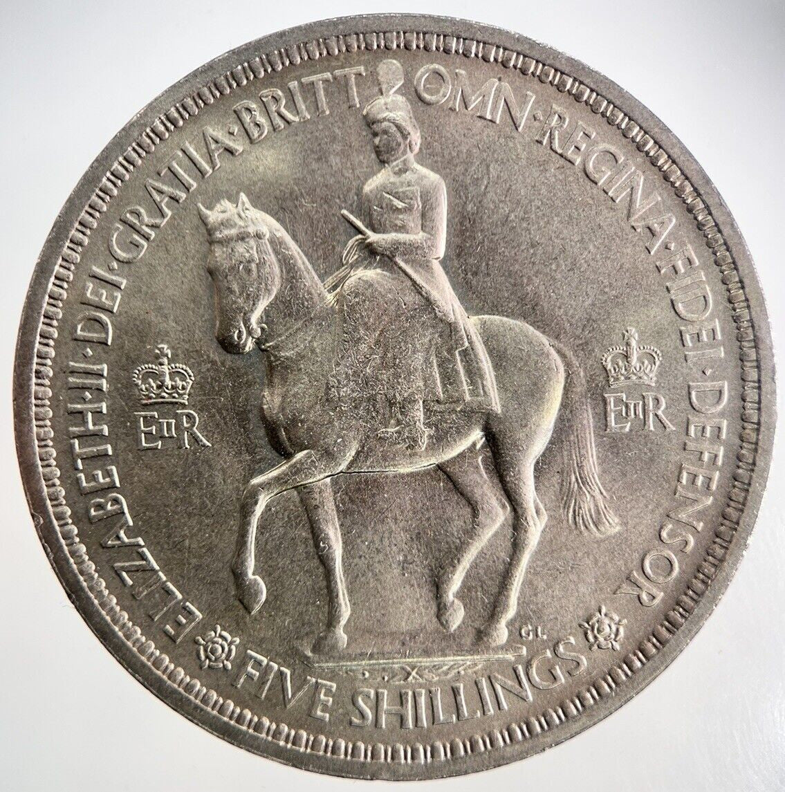 1953 Elizabeth II Crown Coin | Fine Collectable Grade | a2610