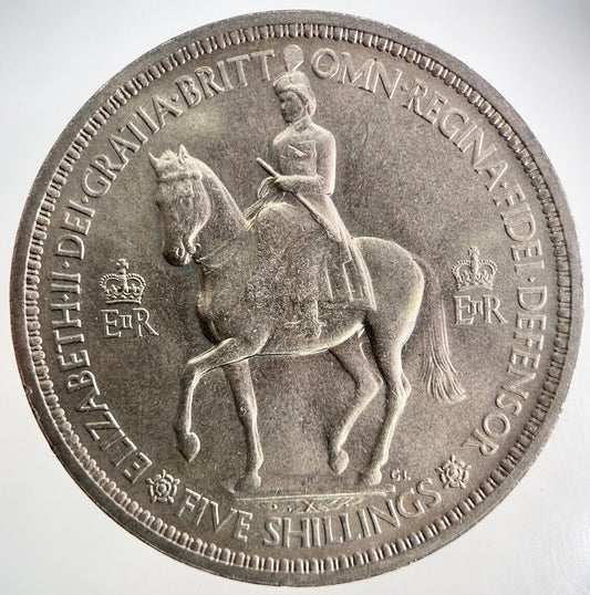 1953 Elizabeth II Crown Coin | Fine Collectable Grade | a2610