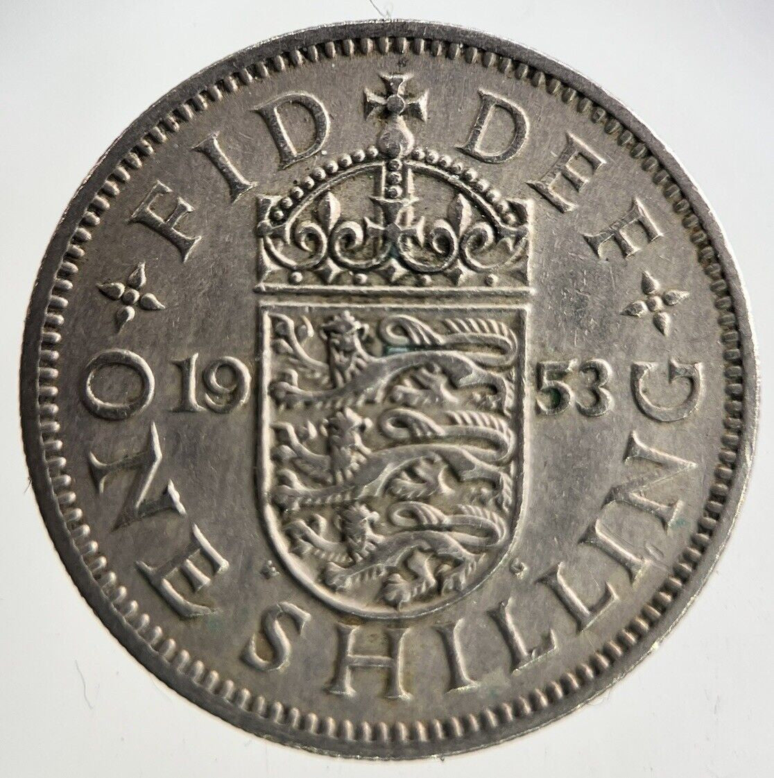 1953 Elizabeth II 2nd One Shilling Coin | Fine Collectable Grade