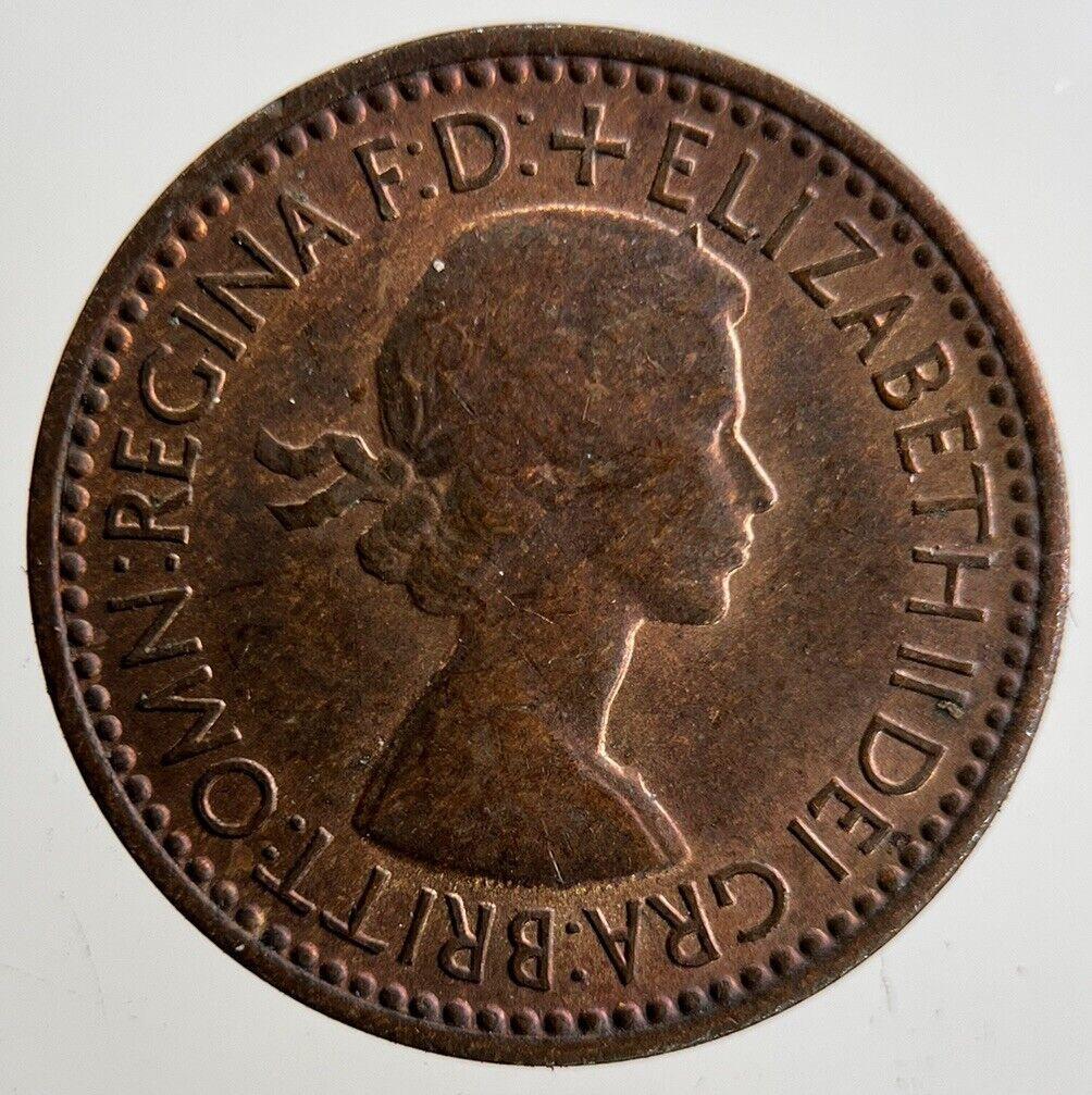 1953 Elizabeth II 2nd Wren Farthing Coin | Very High Grade
