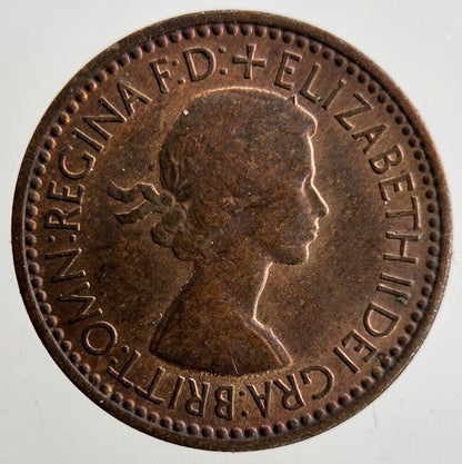 1953 Elizabeth II 2nd Wren Farthing Coin | Very High Grade