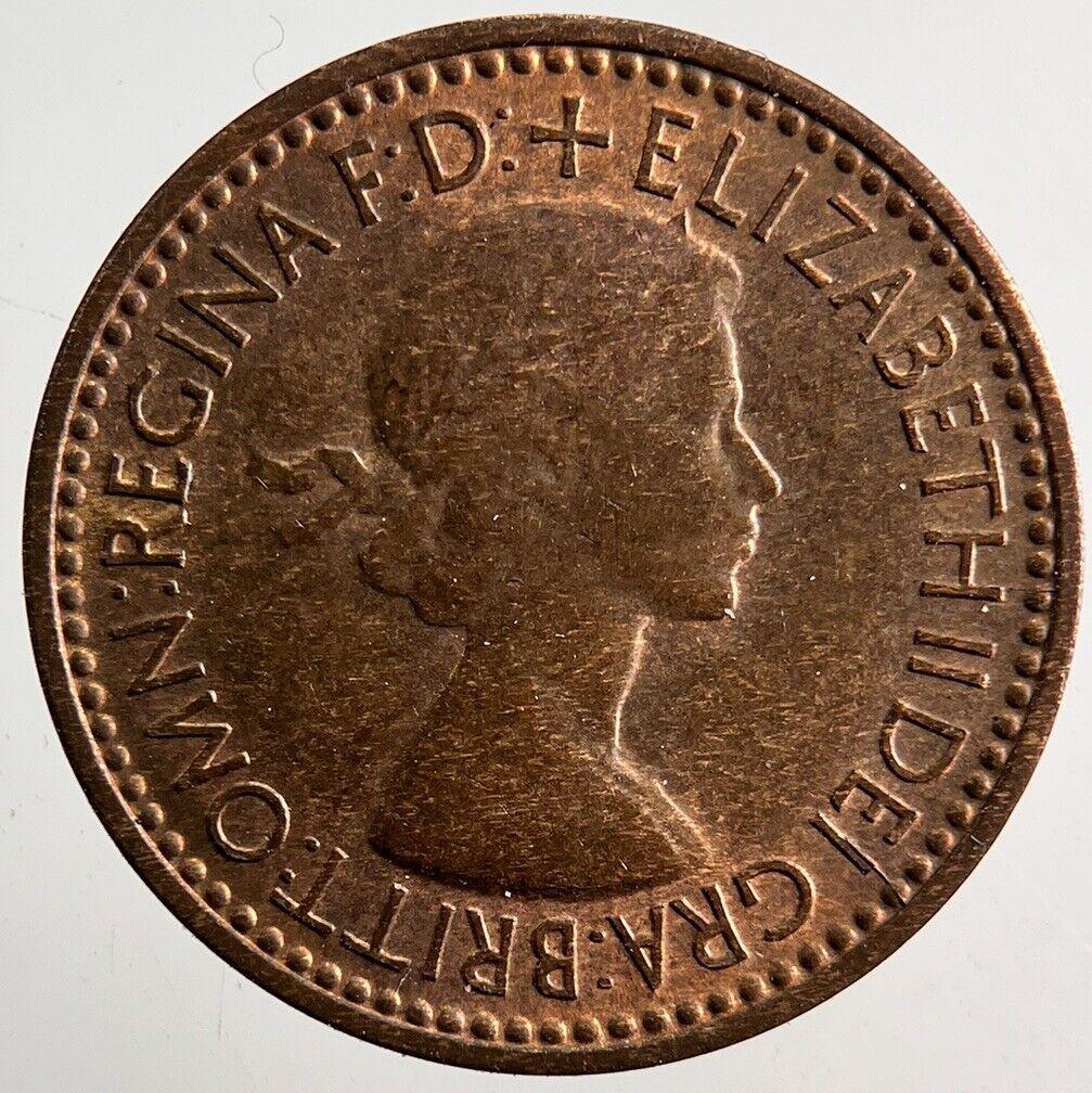 1953 Elizabeth II 2nd Wren Farthing Coin | Very High Grade