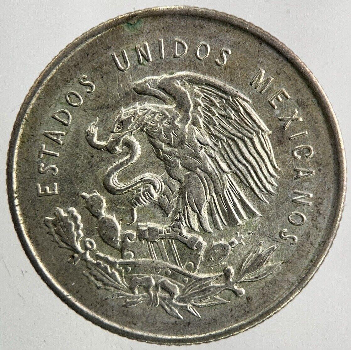 1953 Mexico 25 Centavos Silver Coin | Very High Grade