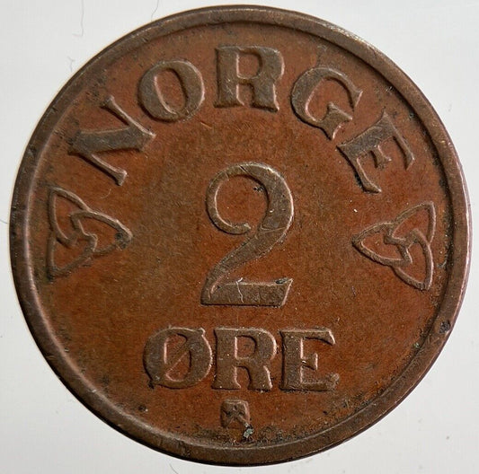 1953 Norway 2 Ore Coin | Very High Grade | a7001