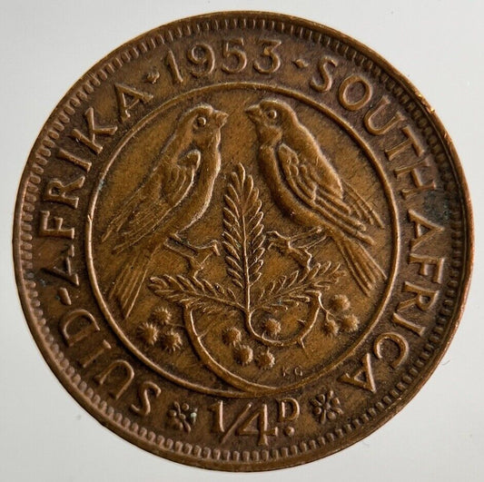1953 South Africa 1/4 Penny / Farthing Coin | Fine Collectable Grade