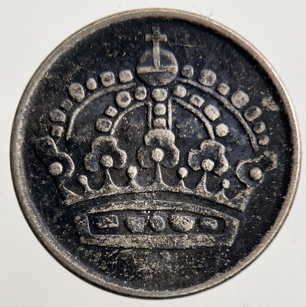 1953 Sweden 10 Ore Silver Coin | Fine Collectable Grade