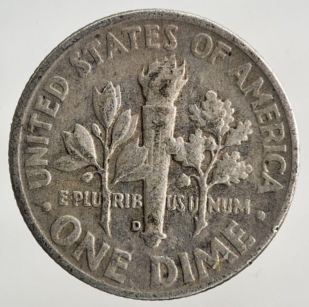 1953-D US USA Roosevelt One Dime Silver Coin | Collectable Grade