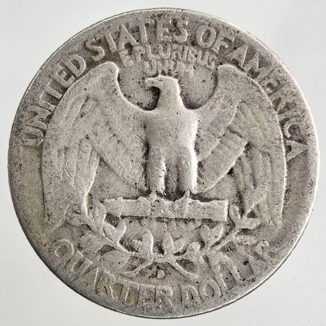 1953-D US USA Quarter Dollar Silver Coin | Fine Collectable Grade