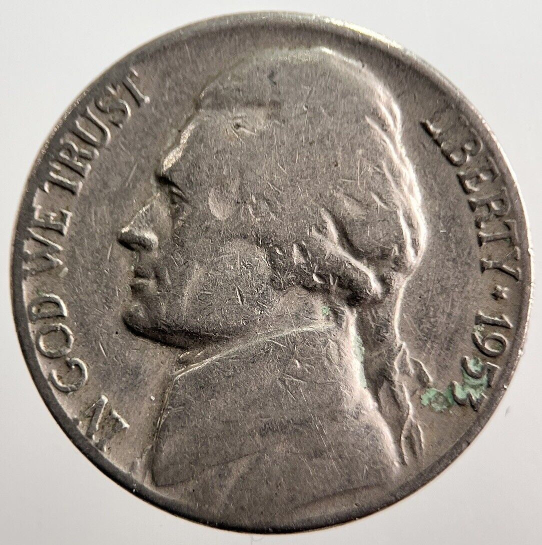 1953 US USA Nickel 5 Cents Coin | Collectable Grade | a1296