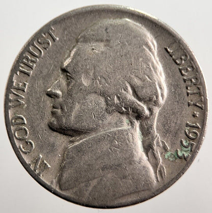 1953 US USA Nickel 5 Cents Coin | Collectable Grade | a1296