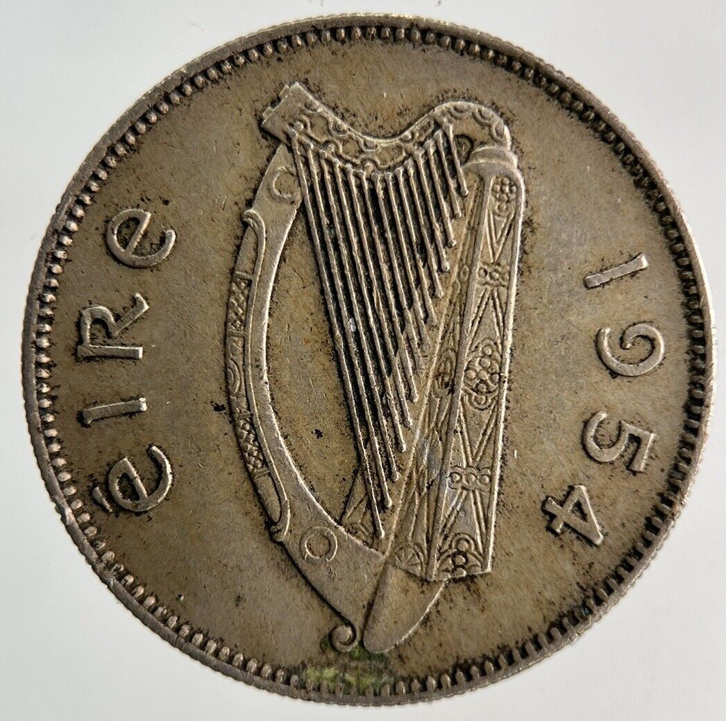 1954 Irish Shilling Bull Coin | Fine Collectable Grade
