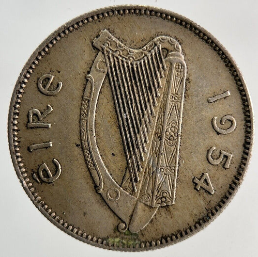 1954 Irish Shilling Bull Coin | Fine Collectable Grade