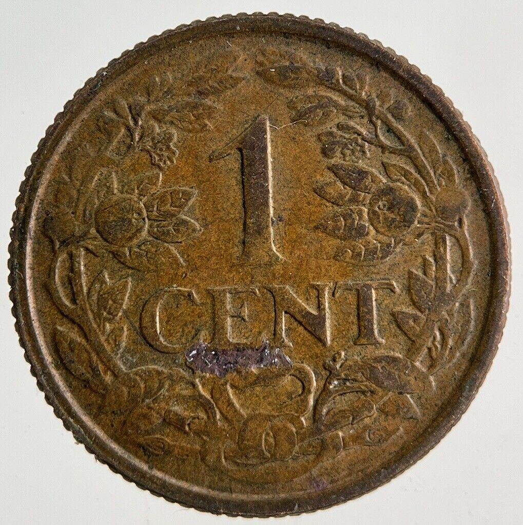 1954 Netherlands 1 Cent Coin | Fine Collectable Grade