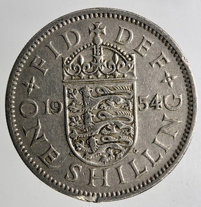 1954 Elizabeth II One Shilling Coin | Fine Collectable Grade