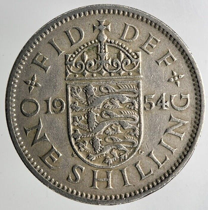1954 Elizabeth II One Shilling Coin | Fine Collectable Grade