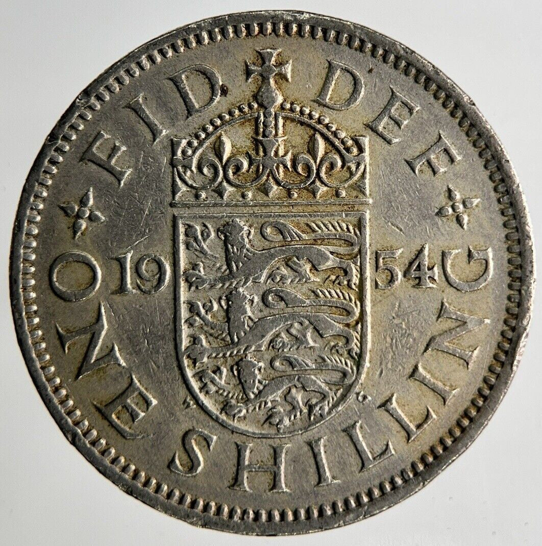 1954 Elizabeth II One Shilling Coin | Fine Collectable Grade