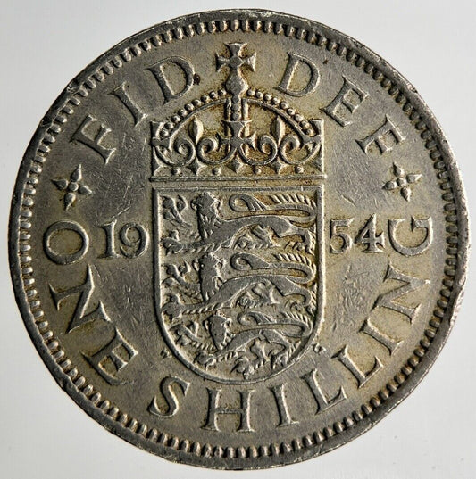 1954 Elizabeth II One Shilling Coin | Fine Collectable Grade