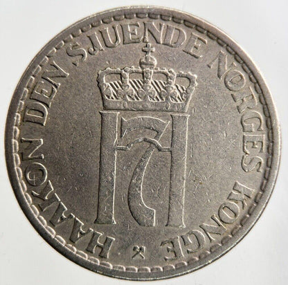 1954 Norway 1 Krone Coin | Fine Collectable Grade