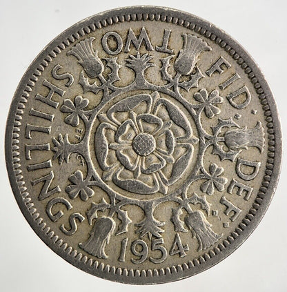 1954 Elizabeth II 2nd Florin Coin | Fine Collectable Grade