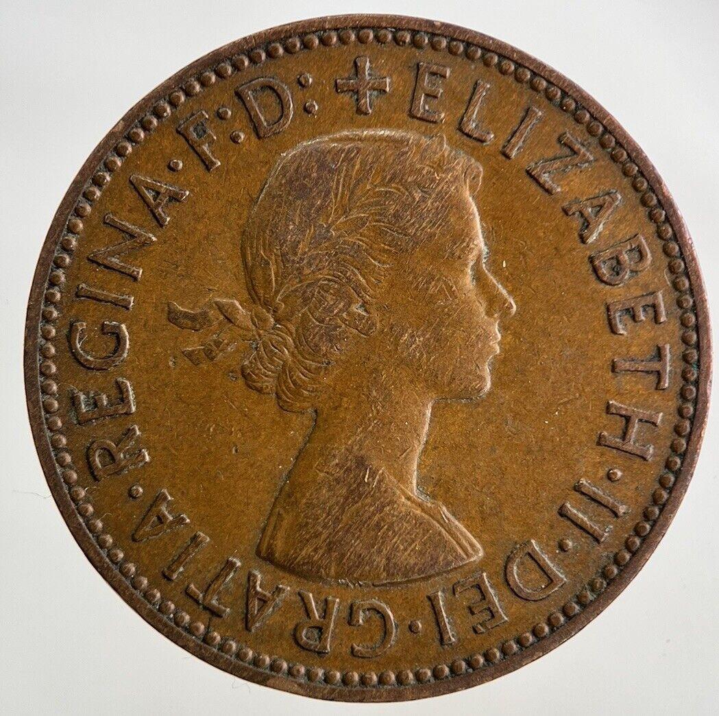 1954 Elizabeth II 2nd Half-Penny Coin | Fine Collectable Grade