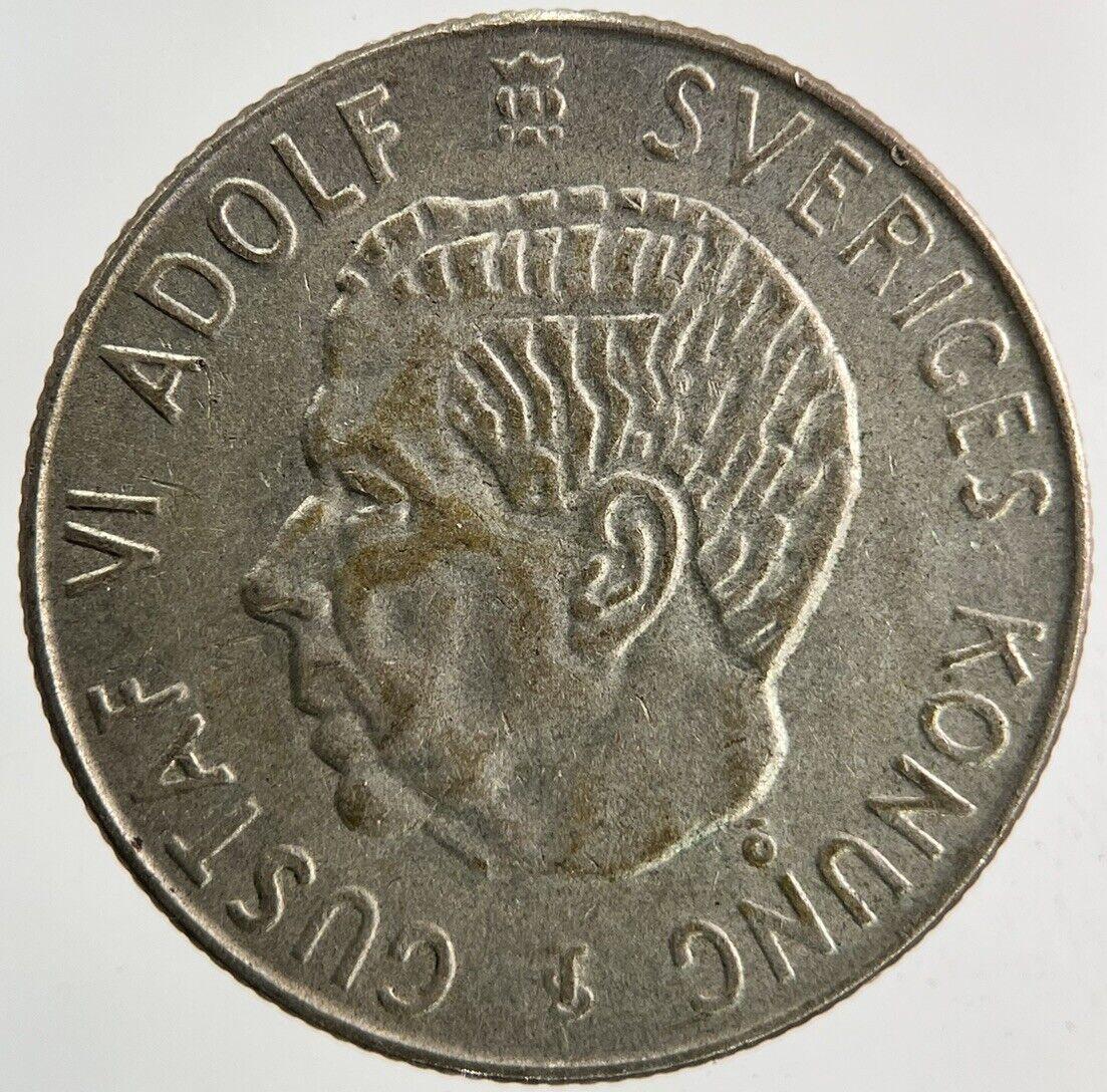 1954 Sweden 1 Krona Silver Coin | Collectable Grade