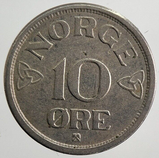 1954 Norway 10 Ore Coin | Fine Collectable Grade | a7005