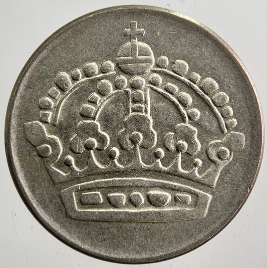 1954 Sweden 50 Ore Silver Coin | Fine Collectable Grade | a7922