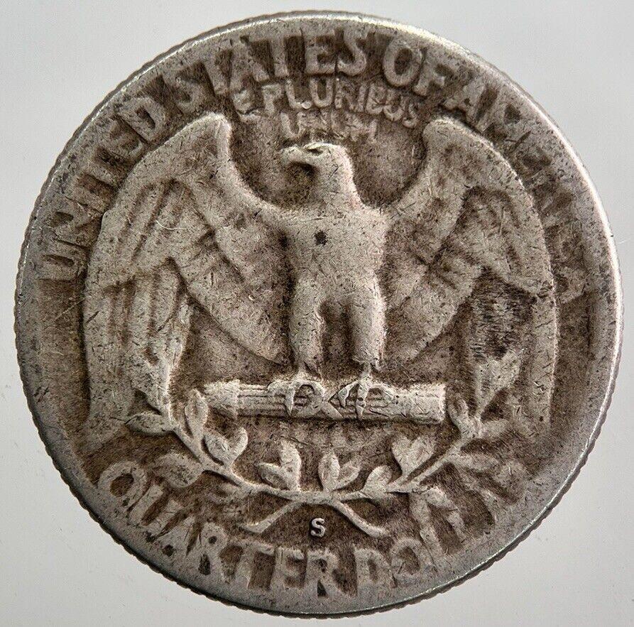 1954-S US USA Quarter Dollar Silver Coin | Collectable Grade | a7956
